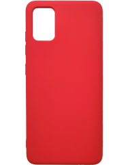 Чехол Silicone Case Lite Samsung Galaxy A51 (красный)