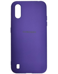 Чехол Silicone Case Samsung Galaxy A01 (фиолетовый)