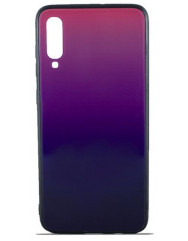 Чехол Glass Case Gradient Samsung Galaxy A70 (Purple Barca)