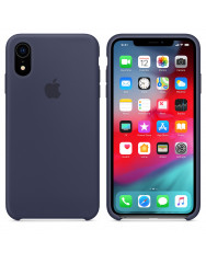 Чохол Silicone Case iPhone XR (темно-синій)