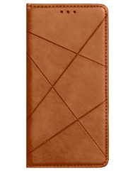 Книга Business Leather Xiaomi Redmi 9 (коричневый)