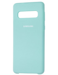 Чехол Silky Samsung Galaxy S10 (бирюза)
