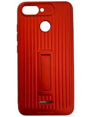 Чехол Luggage с подставкой Xiaomi Redmi 6 (красный)
