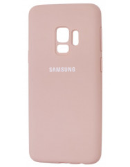 Чехол Silicone Case Samsung Galaxy S9 (пудра)