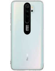 Чехол TPU Clear Flash Xiaomi Redmi Note 8 Pro (прозрачный + черный)