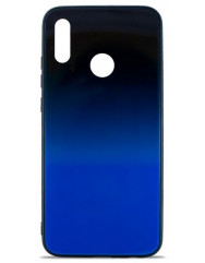 Чехол Glass Case Gradient Huawei Y6 2019 (Blue Abyss)
