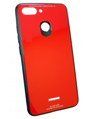 Чехол Glass Case Xiaomi Redmi 6 (красный)