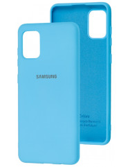 Чехол Silicone Case Samsung Galaxy A31 (голубой)
