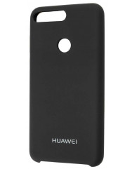 Чохол Silicone Case для Huawei Y7 2018 / Honor 7C (чорний)
