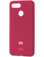 Чехол Silky Xiaomi Redmi 6 (малиновый)