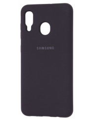 Чехол Silky Samsung Galaxy A20/A30 (черный)