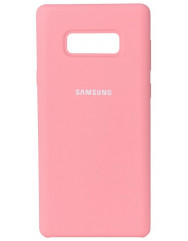 Силиконовый чехол Silky Samsung Galaxy Note 8 (розовый)