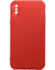 Чехол усиленный матовый iPhone X/XS (красный)