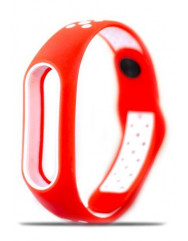 Ремешок для Xiaomi Band 2 Mijobs Sport (red-white)