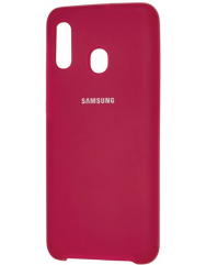 Чохол Silky Samsung Galaxy A40 (бордовий)