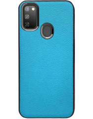 Чехол Epic Vivi кожа Samsung Galaxy M21/M30s (голубой)