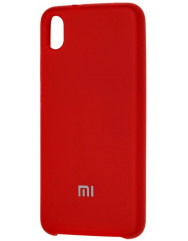 Чохол Silicone Case Xiaomi Redmi 7a (бордовий)