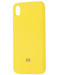 Чехол Silicone Case Xiaomi Redmi 7a (желтый)