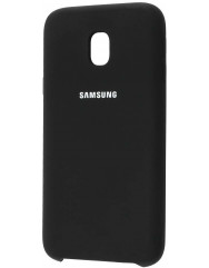 Силиконовый чехол Silky Samsung J3/J330 (2017) (черный)