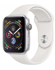 Apple Watch Series 4 44mm Silver Aluminum Case with White Sport Band (MU6A2)
