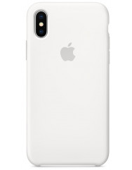 Чехол Silicone Case iPhone X/Xs (белый)