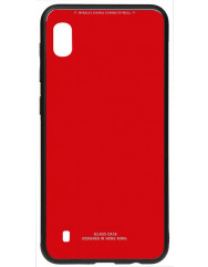 Чехол Glass Case Samsung Galaxy A10 (красный)