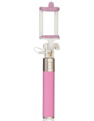 Монопод для селфі Aluminium Selfie Stick CL-01 3.5mm (рожевий)