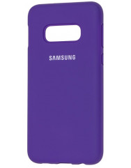 Чехол Silicone Case Samsung S10e (фиолетовый)
