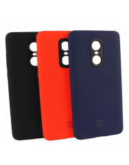Силиконовый чехол Silicone Case Xiaomi Redmi Note 4x (красный)