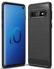 Чехол Carbon Samsung Galaxy S10 (черный)