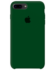 Чехол Silicone Case iPhone 7/8 Plus (темно-зеленый)