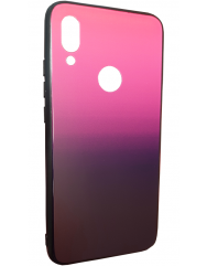 Чохол Glass Case Gradient Xiaomi Redmi 7 (Purple Barca)