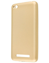 Силіконовий чохол Carbon Xiaomi Redmi 4a (золотий)