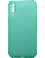 Чехол усиленный матовый iPhone X/XS (зеленый)