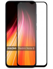 Скло Xiaomi Redmi Note 8 (5D Black) 0.33mm