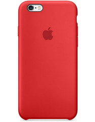 Чехол Silicone Case iPhone 6/6s (красный)