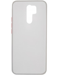 Чехол LikGus Maxshield матовый Xiaomi Redmi 9 (белый)