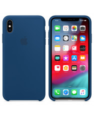 Чохол Silicone Case iPhone X/Xs (синій)