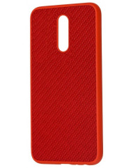 Чохол Premium Carbon Xiaomi Redmi 8 (червоний)