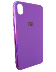 Чехол Glass Case Mi Xiaomi Redmi 7a (фиолетовый)