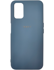 Чехол Silicone Case Oppo A52 / A72 / A92 (темно-синий)
