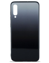 Чехол Glass Case Gradient Samsung Galaxy A70 (Steel Grey)