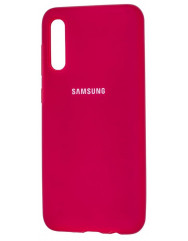 Чохол Silicone Case Samsung Galaxy A70 (бордовий)