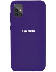 Чехол Silicone Case Samsung Galaxy A51 (фиолетовый) 