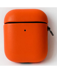 AirPods Leather Case Orange