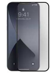 Стекло матовое iPhone 12 Pro Max (5D Black) 0.39mm