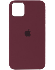 Чехол Silicone Case iPhone 13 Pro Max (бордовый)