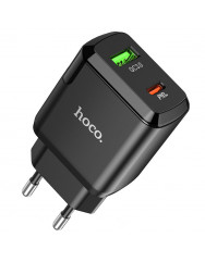 Сетевое зарядное устройство Hoco N5 PD20W QC3.0 (Black) 