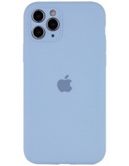 Чохол Silicone Case Separate Camera iPhone 12 Pro (небесно-блакитний)