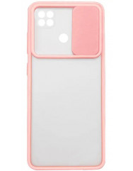 Чехол Camshield TPU матовый Xiaomi Redmi 9C (розовый)